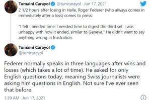 开云体育官网app下载-费德勒赛后两个半小时才开发布会  罕见仅限英语